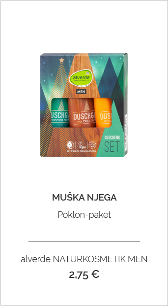 Alverde naturkosmetik men poklon paket za musku njegu